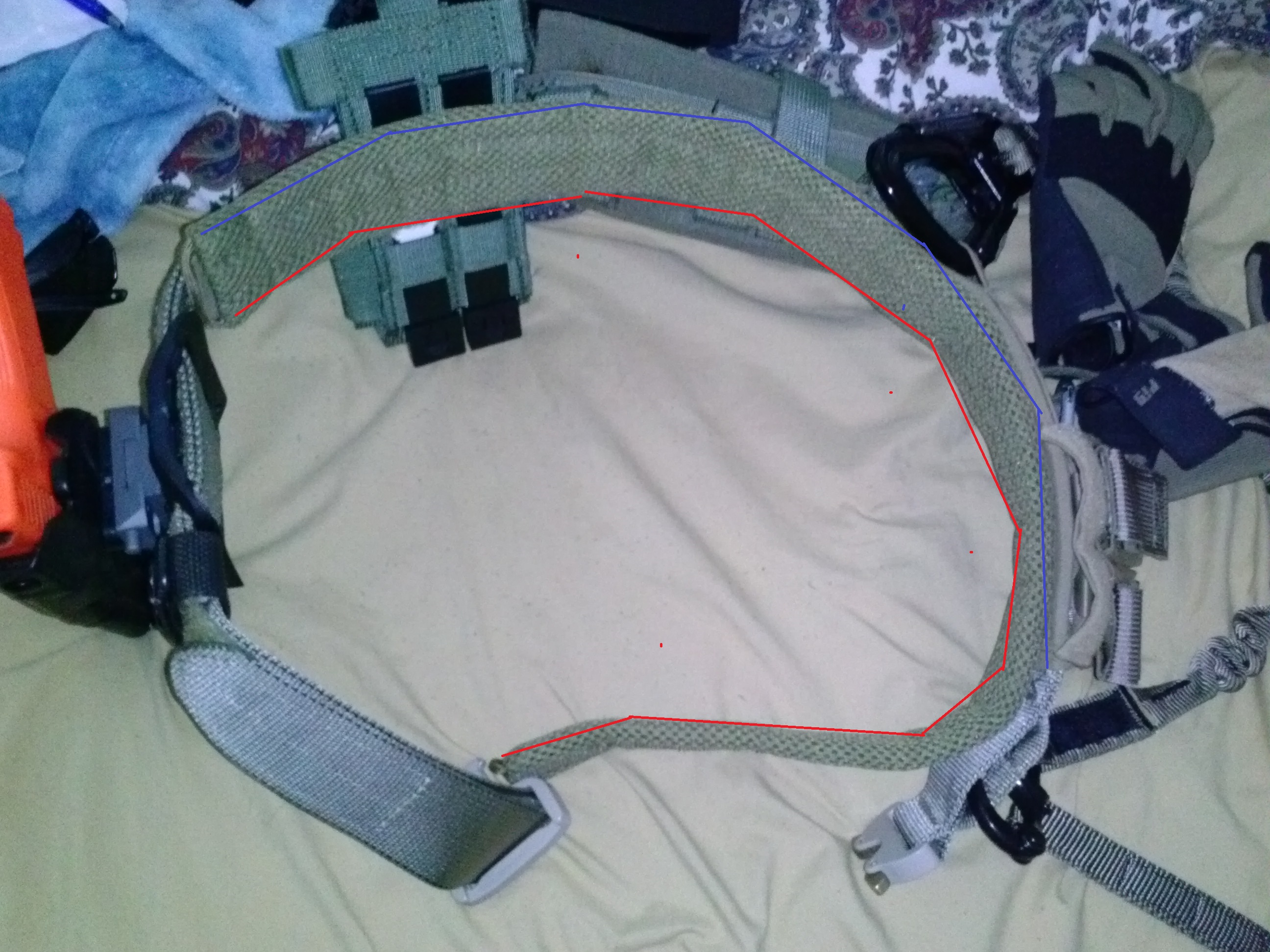 Twin Needle Belt Skin Pad review tactical inferno